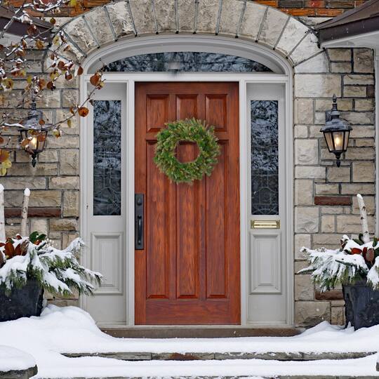 24" Cashmere Artificial Christmas Wreath